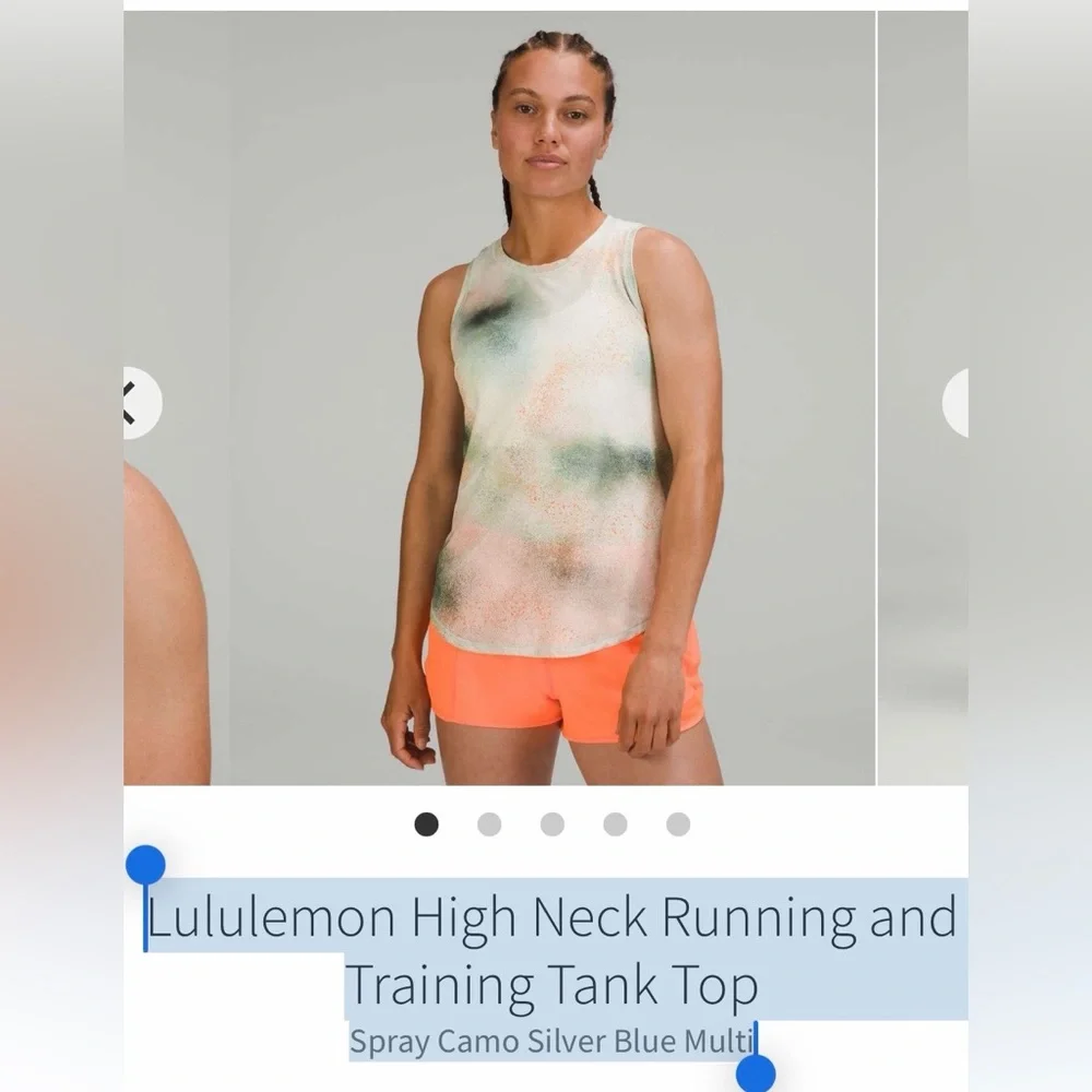 Lululemon High Neck Running And Training Tank - Picture 4 of 4